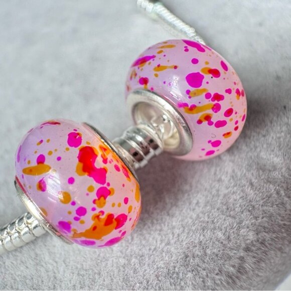 Pink Spacer Bead Charms fits PANDORA‎ - Picture 1 of 10